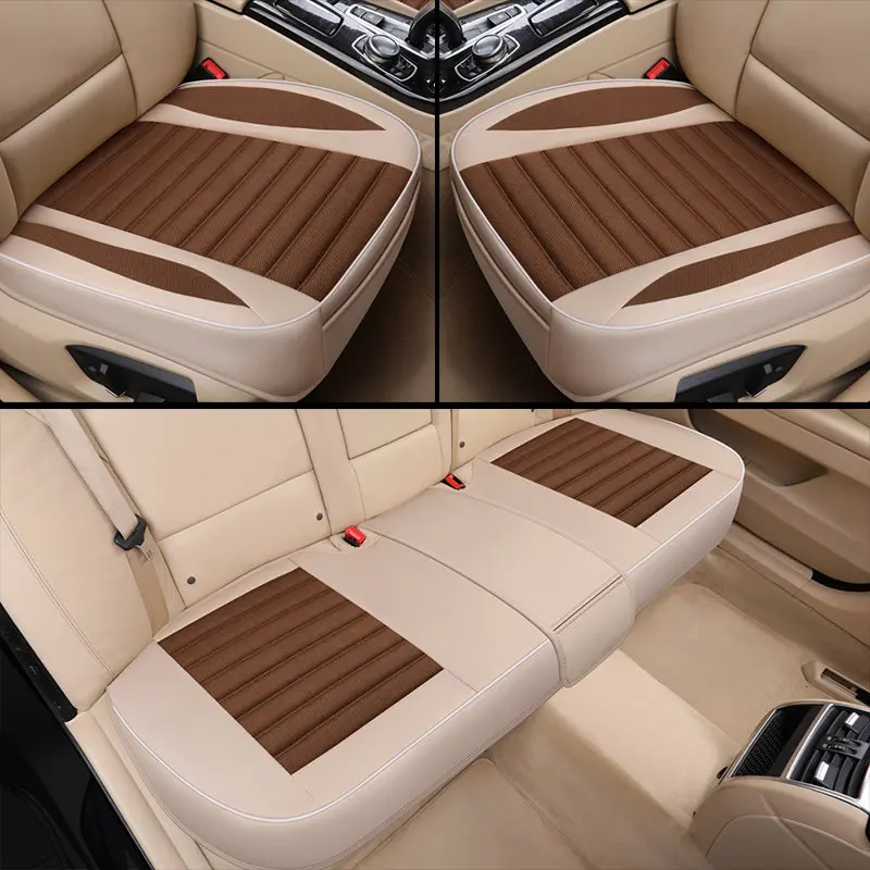 Защита автомобильного сиденья, чехол для автомобильного сиденья, чехлы для автомобильных сидений, подушка для BMW Audi Honda CRV Ford Nissan VW Toyota hyundai LEXUS - Название цвета: 1 set