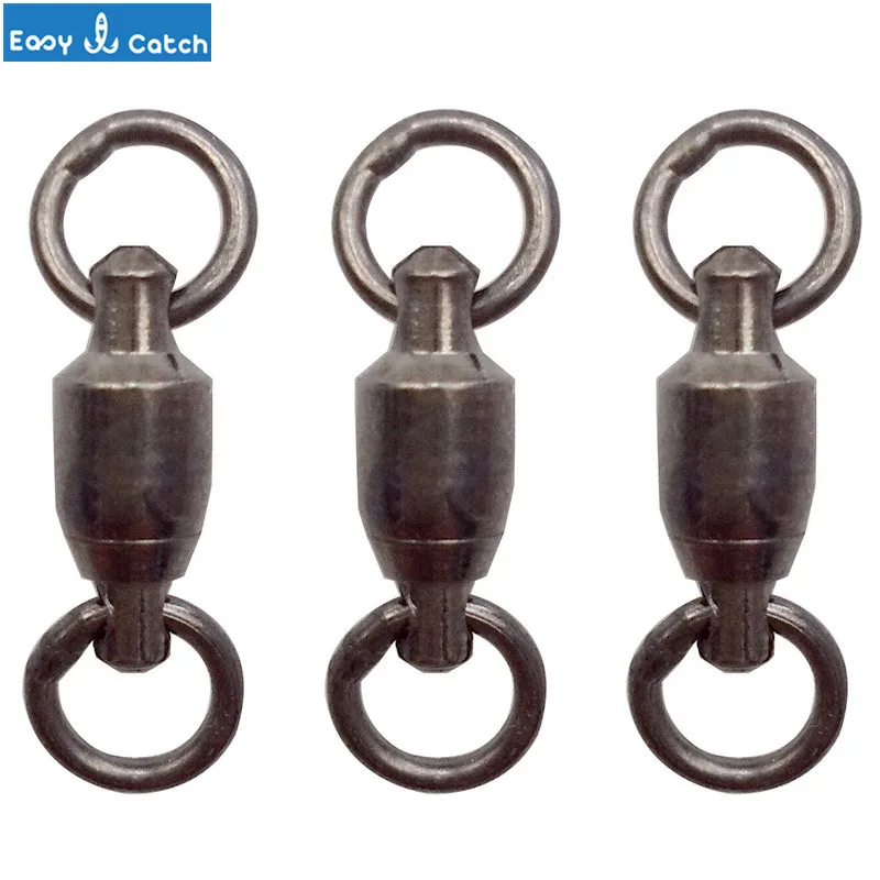 10pcs Ball Bearing Fishing Swivel With Solid Ring Ball Bearing Swivels