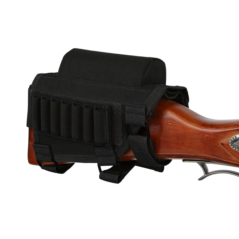 Регулируемый тактический приклад винтовка дробовик щек отдых коврик для стрельбы патроны чехол патроны оболочки держатель принадлежности для охотничьего ружья