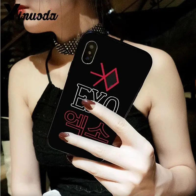 Yinuoda EXO band k-pop kpop Новинка чехол для телефона Fundas чехол для Apple iPhone 8 7 6 6S Plus X XS MAX 5 5S SE XR Чехол для мобильного телефона