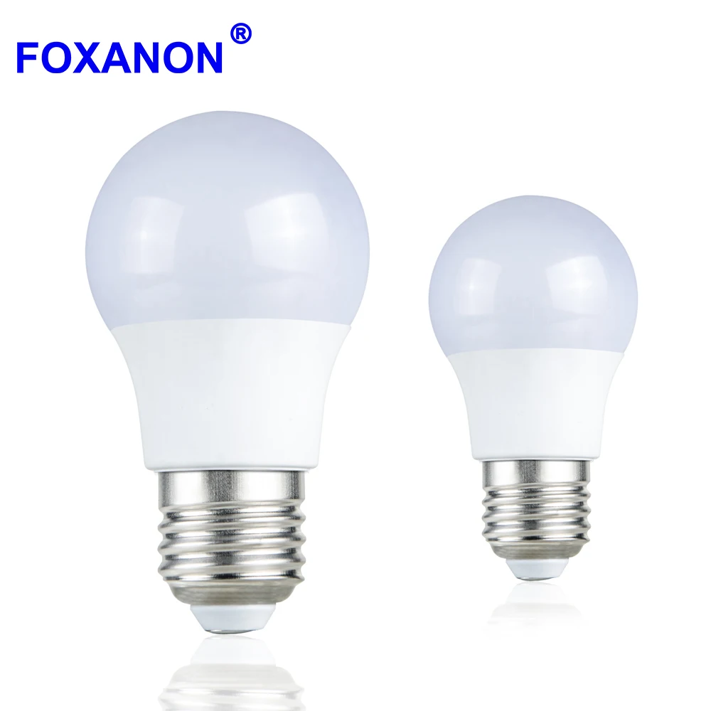 1 шт. Светодиодная лампа Foxaon E27 220 в 240 В лампочки с интеллектуальной IC реальной
