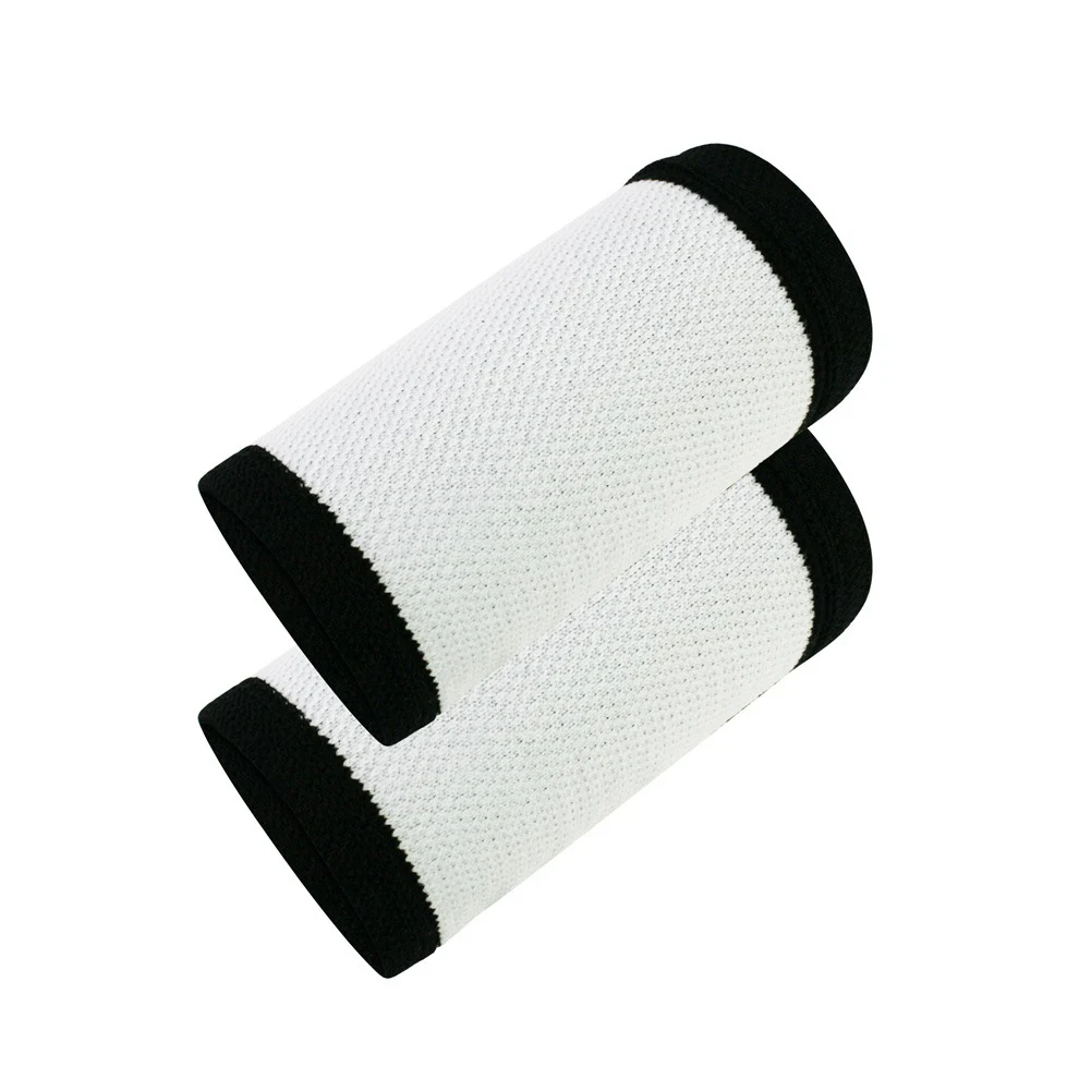 

1pair Wristbands Sport Sweatband Hand Band Sweat Wrist Support Wraps Guards For Gym Volleyball Basketball
