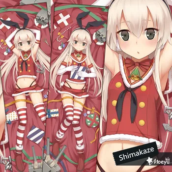 

Japanese Anime Kantai Collection Shimakaze Kancolle Hugging Body Pillow Case Cover Adult Otaku Pillowcase 160*50cm