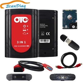 

New OTC PLUS Scanner ForToyoya Fornissan Forvolvo 3 in 1 Diagnostic Tool Software 2014D V14.10.028 OTC Auto Diagnostic Tool