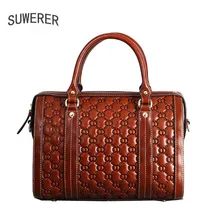 SUWERER женские сумки из натуральной кожи для женщин новые роскошные сумки с узором "крокодиловая кожа" бренд сумки женские сумочки женские дизайнерские сумки