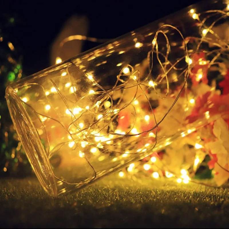 

1M 10LED Cork Shaped LED String Light Solar Wine Bottle Light Copper Wire Fairy Lights String For Holiday Outdoor Party Supplies