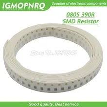 300pcs 0805 SMD Resistor de 390 ohm Resistor De Chip 1/8W 390R ohms 0805-390R