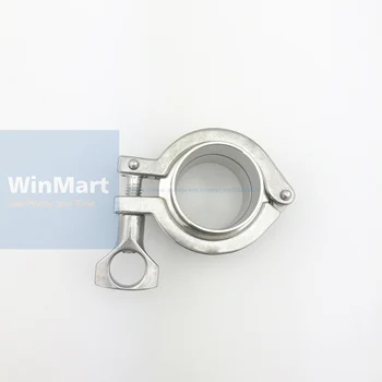 

A Set O/D 51mm Pipe Sanitary Tri Clamp Weld Ferrule + 2" Tri Clamp + Silicon Gasket Assembly 304 Stainless Steel