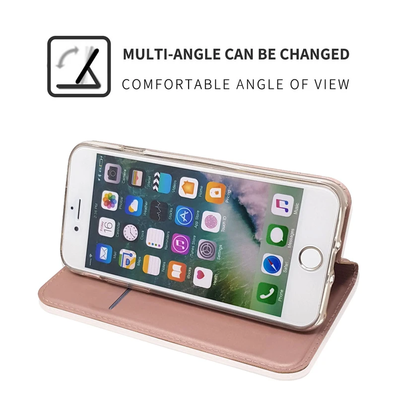 ZROTEVE кожаный чехол кошелек для iPhone 8 7 plus книжка чехлы iPhone7 iPhone8 чехол|case for iphone|leather