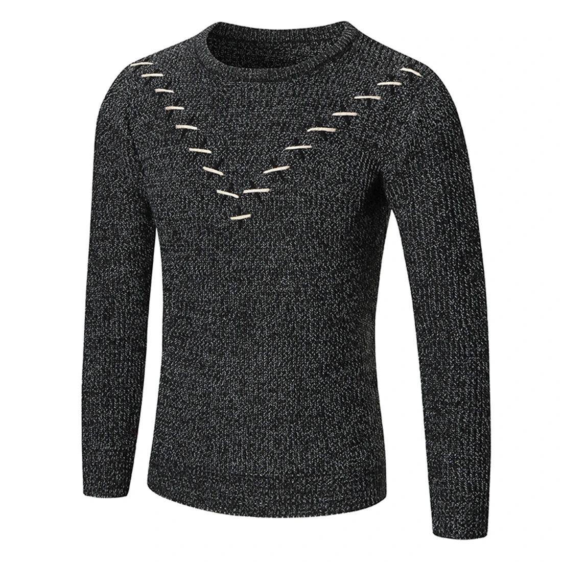 Men s Knitted font b Sweaters b font New Fashion Mens Casual O Neck Knit font