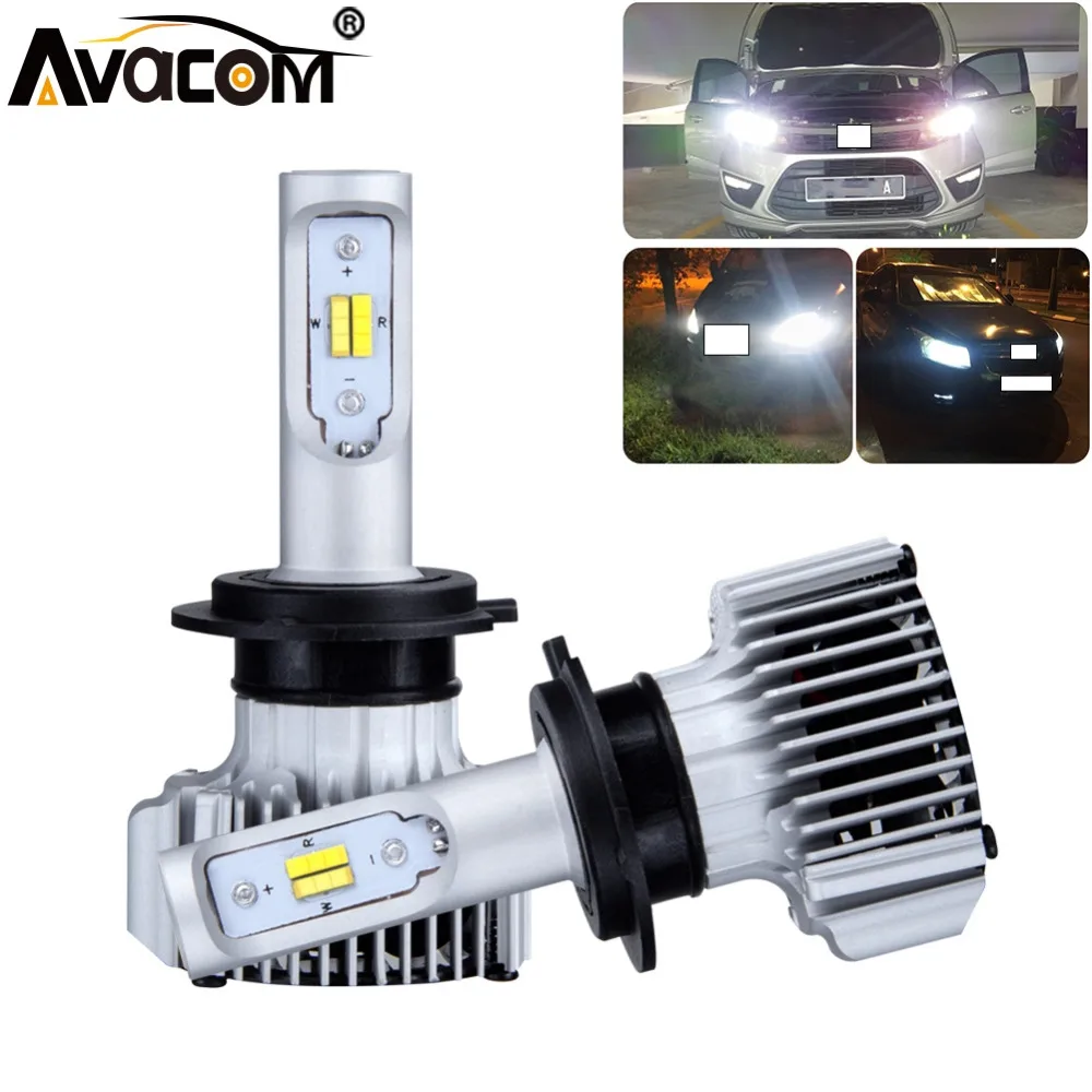 

Avacom LED H11 H8 Car Fog Light Double Color 3000K 6000K H7 9005/HB3 9006/HB4 COB Chip 72W 10000Lm 12V 24V Auto DRL Fog Lamp