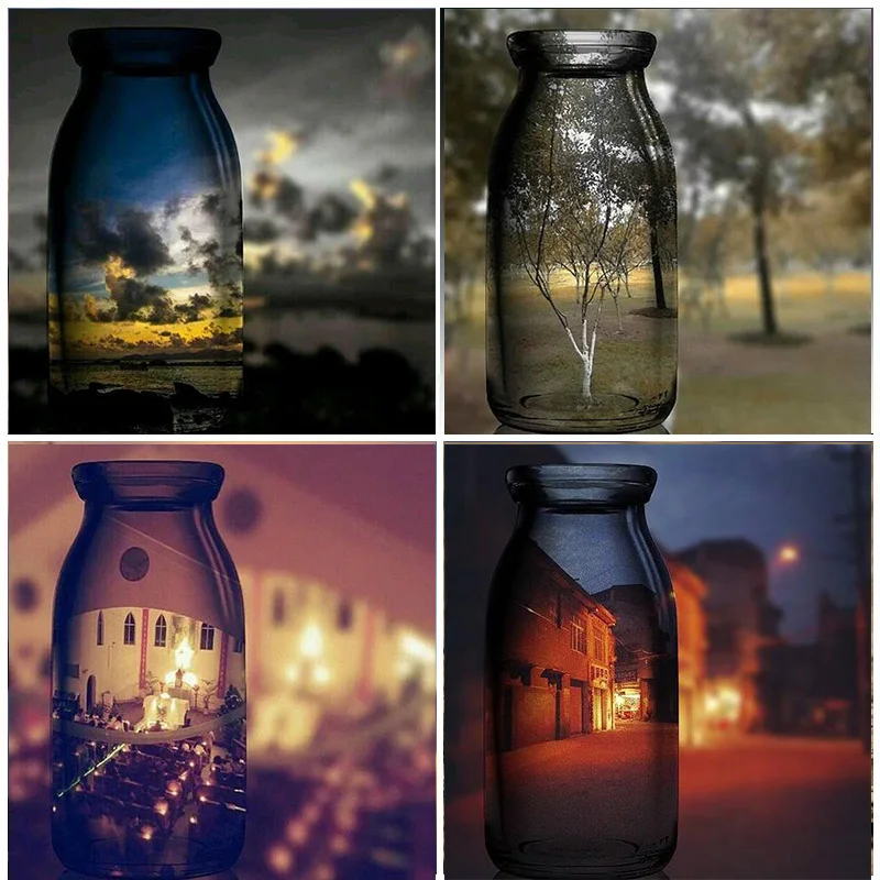 

Glass Landscape 5D DIY Diamond Painting Resin beading Full Round Drill Embroidery Scenery Home Decoration Mosaic new arrivals