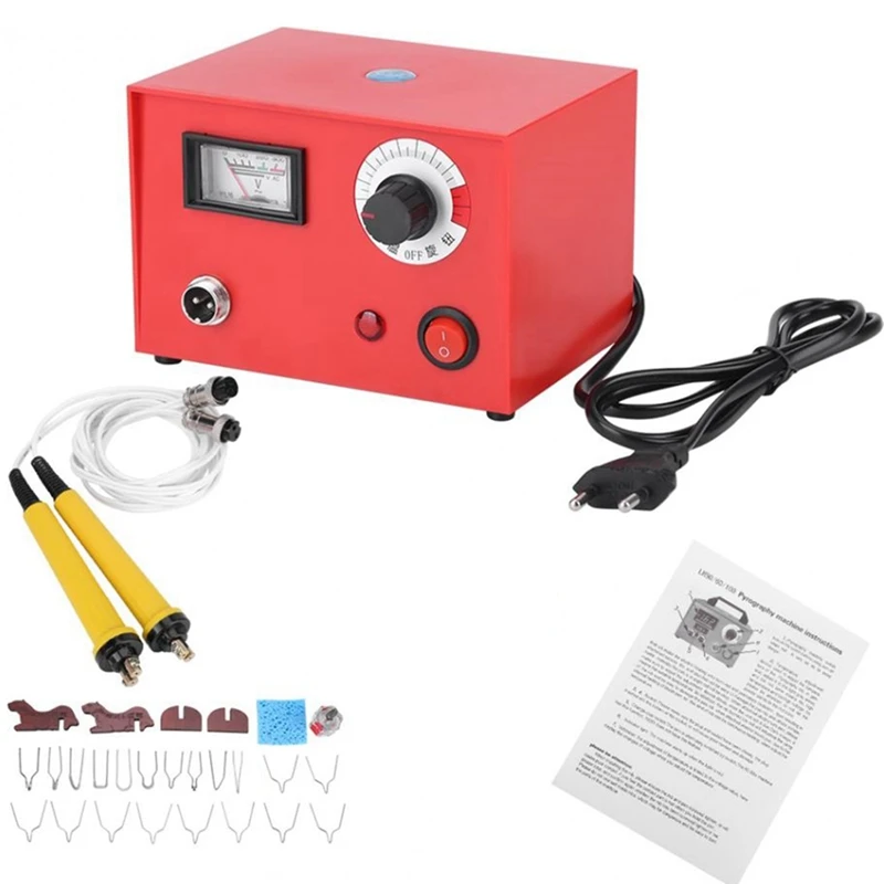 

EU Plug Wood Burning Machine 220v 50w Pyrography Pen Machine Kit Set Wood Crafts Burning Tools Lh50-Zp-2 Electric Soldering Ir
