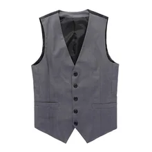 mens fashion clothing vests xxl suit vest mens dress waistcoats business office formal V neck button down men vest suit