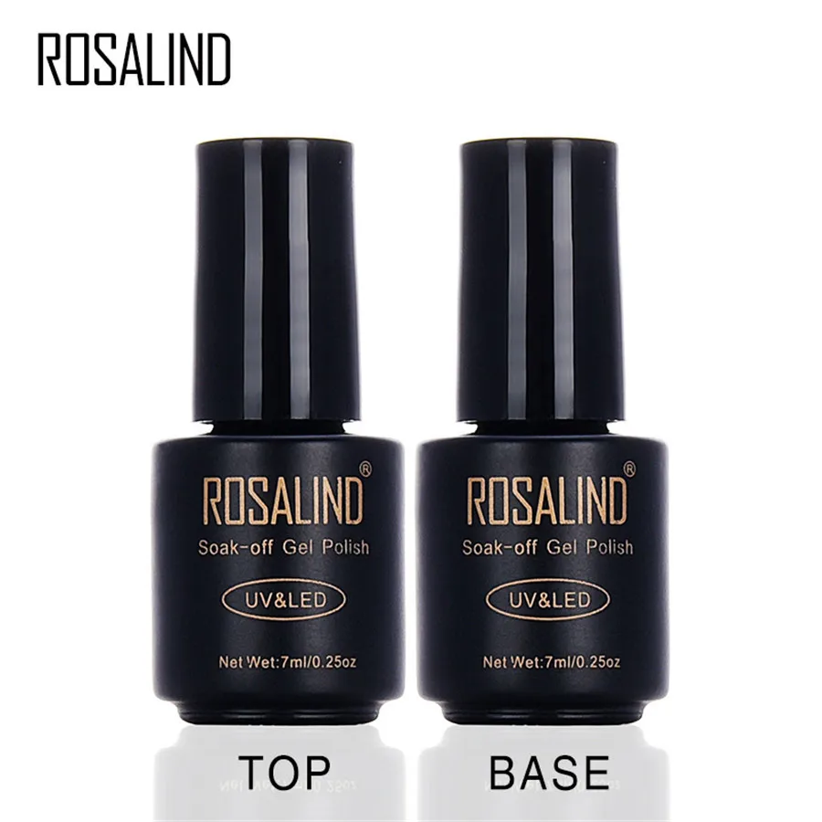 ROSALIND-7ML-Top-Coat-Base-Coat-Gel-Nail-Polish-Gel-polish-Nail-Gel-Nail-Art-UV