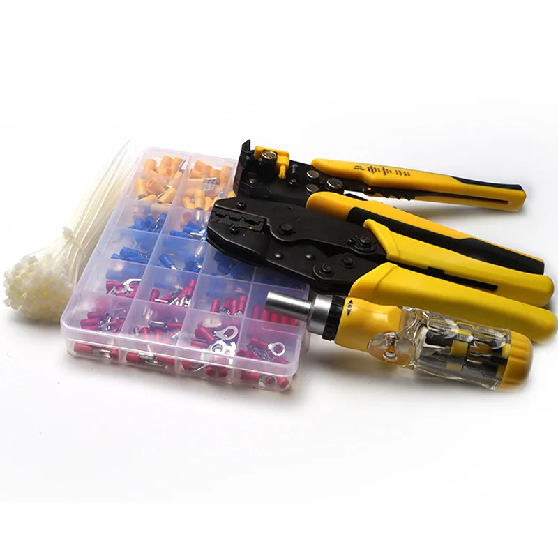 

Wire Cable Tube Crimping Tools Terminal Crimping Tool Set with Tool kit AI88