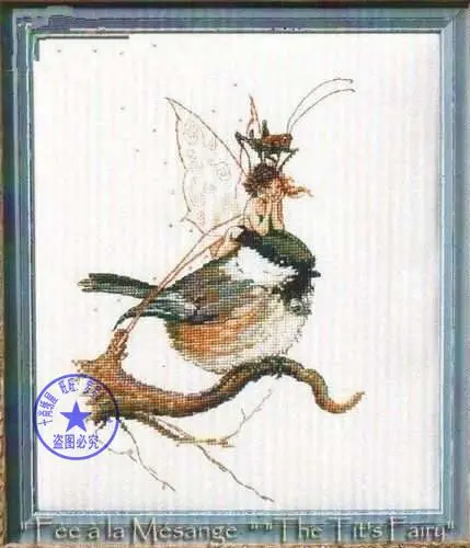 CS-1079 cross stitch kit bird fairy Nimue.jpg