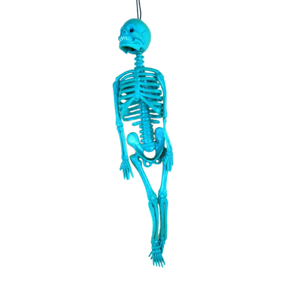 Все тело страшный Скелет человеческая модель игрушка Череп всего тела мини-фигурка игрушка Скелет Хэллоуин висячие украшения Декор