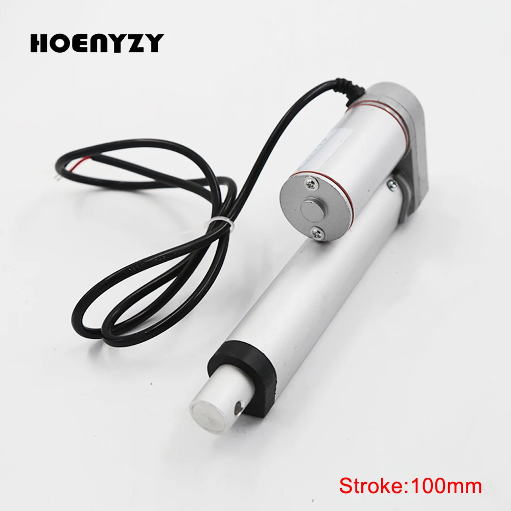 

12V 24V DC Electric Linear Actuator Cylinder 100mm Stroke Window opener Motor 100/200/300/500/600/750/800/900/1100/1300/1500N