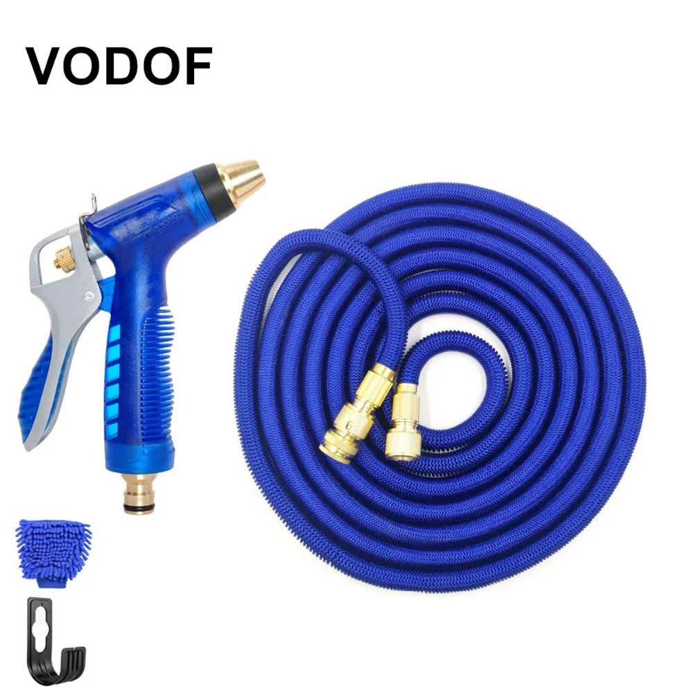 

Multifunctional Sprayer Garden Hose Expandable Magic Flexible Latex Tube Water Hose Pipe With Copper Gun To Watering