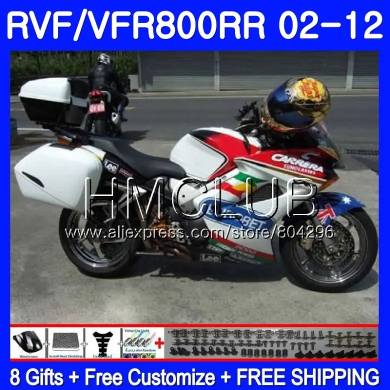 

Interceptor For HONDA Hot Red white VFR800RR 02 03 04 05 06 07 79HM.3 VFR800 RR VFR 800RR 2002 2003 2004 2005 2006 2007 Fairings