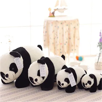

SBB China National treasure panda Plush toy cute doll simulation Lie down style panda doll the gift for Valentines Day Birthday