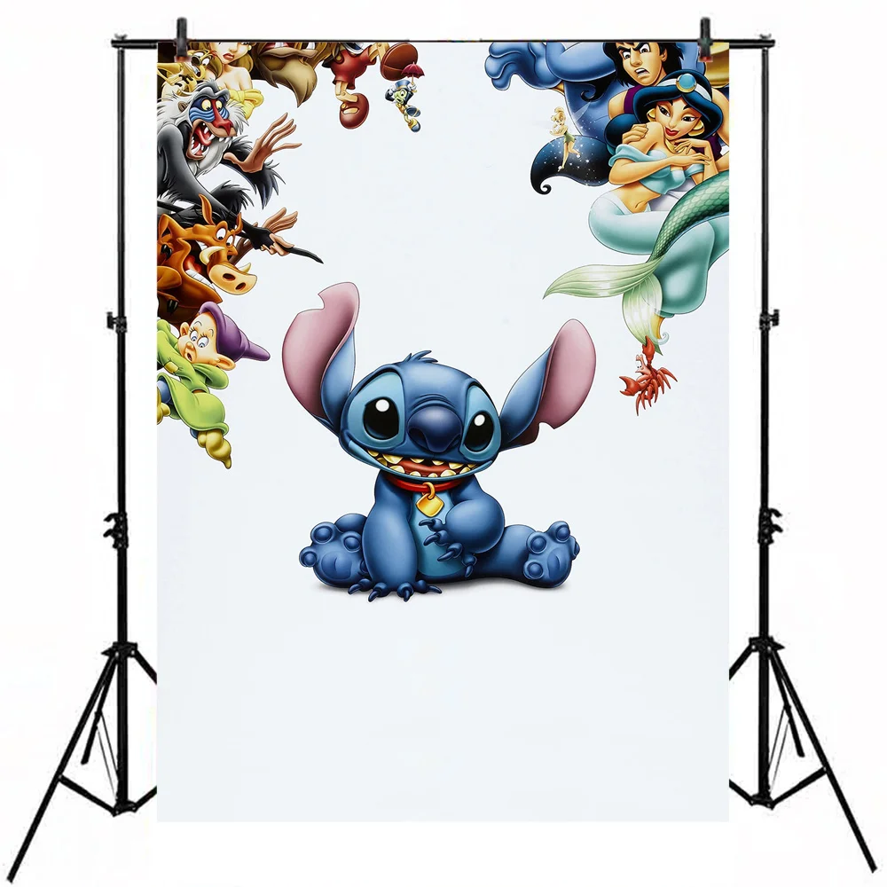 Lilo Stitch Photo Background Cartoon Animals Mermaid Tail White
