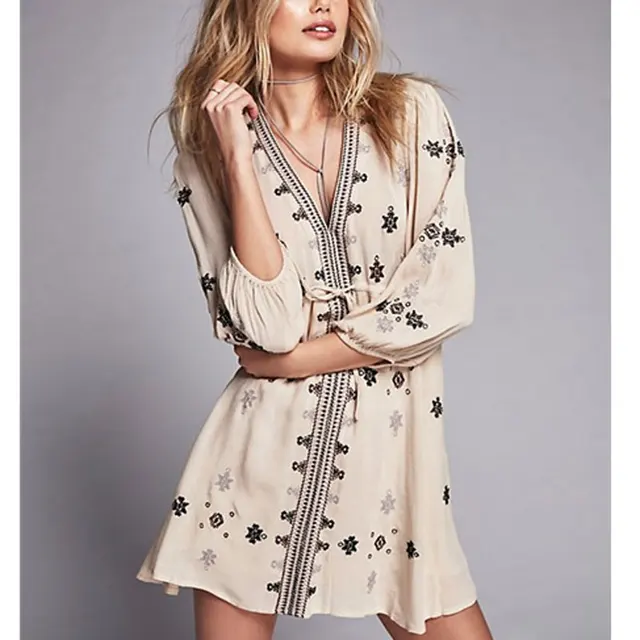 bohemian style short dresses