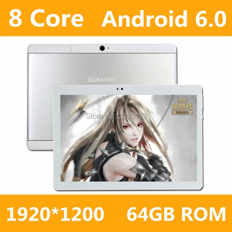

BOBARRY 3G 4G LTE T109 Android 6.0 10 inch tablet pc Octa Core 4GB RAM 64GB ROM 8 Cores 5MP IPS Kids Gift Best Tablets computer