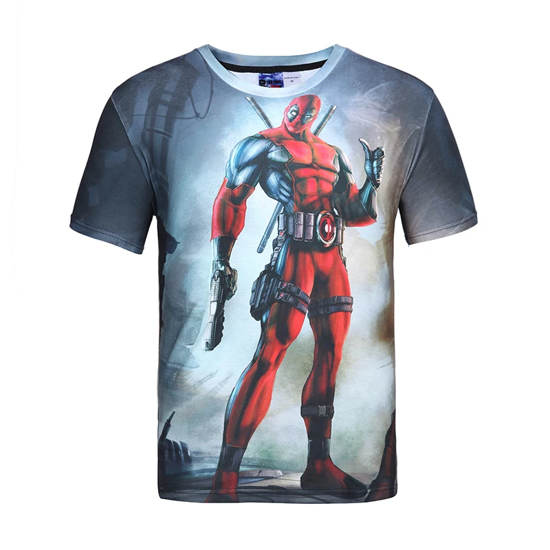 

Custom Novelty Waiter warrior Anime Print Brand T-shirt 2019 Summer Style Short Sleeve Luxury Royal Men Clothes Hip Hop Tops