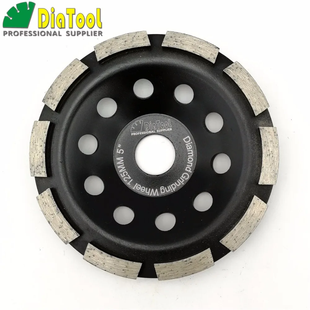 

5" Diamond Grinding disc #30/40 coarse fast working 125mm Single Row cup wheel for abrasive material