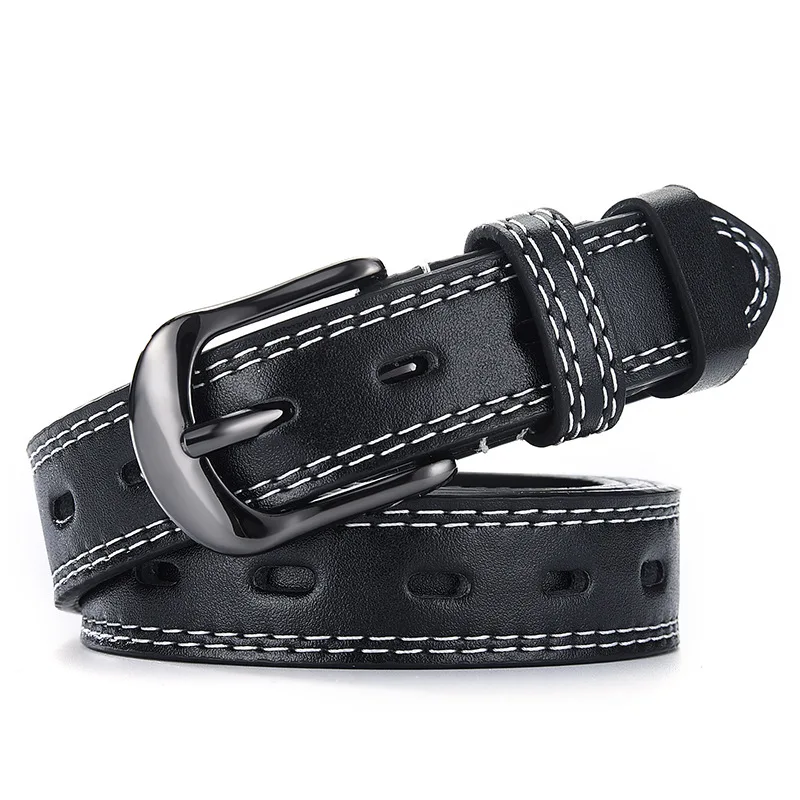 mens red belt FRALU Pin Buckles Belt female deduction side gold buckle jeans wild belts for women fashion students simple New belts designer Belts