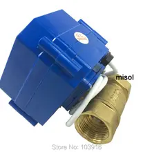 10 шт. 110 В моторизованный шаровой клапан, DN20(NPT), латунь, 2 варианта, электрический клапан, моторизованный шаровой клапан