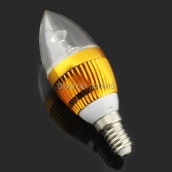 

10PCS/Lot E12 9w Bridgelux Warm White/Cool White Candle LED Light Blub Lamp Free Shipping