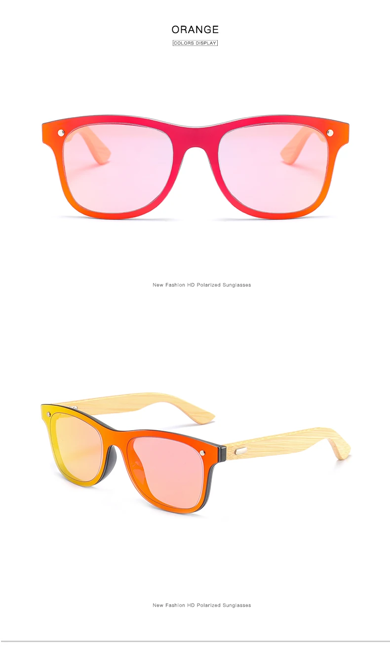 Квадратные женские солнцезащитные очки Зеркальные Солнцезащитные очки Мужские Винтажные бамбуковые очки деревянные модные очки цветные линзы для глаз