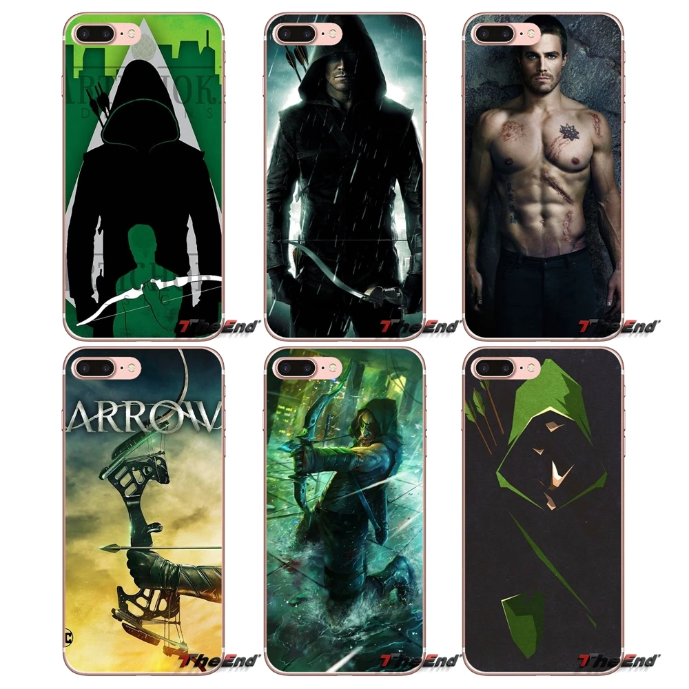 Мягкий чехол для Samsung Galaxy S2 S3 S4 S5 MINI S6 S7 edge S8 S9 Plus Note 2 3 4 5 8 Coque Fundas League Green Arrow Oliver