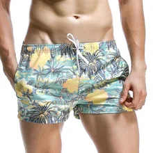 Летние мужские пляжные кокосовое печати для плавания серфинга пляжные шорты для серфинга мужские шорты для занятия спортом, бега, нижняя часть одежда для плавания Sunga мужские треники нет чистой