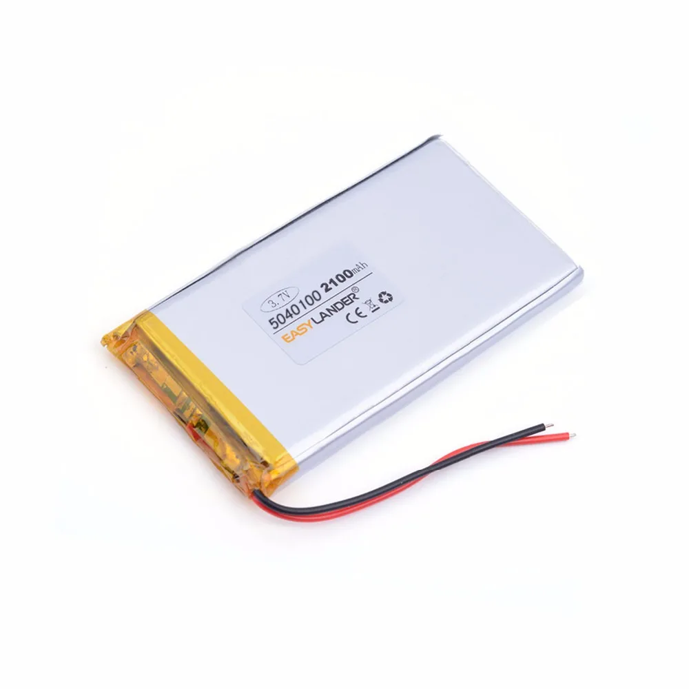 5040100 3.7V 2100 mAh lithium polymer battery FOR DVD Cell