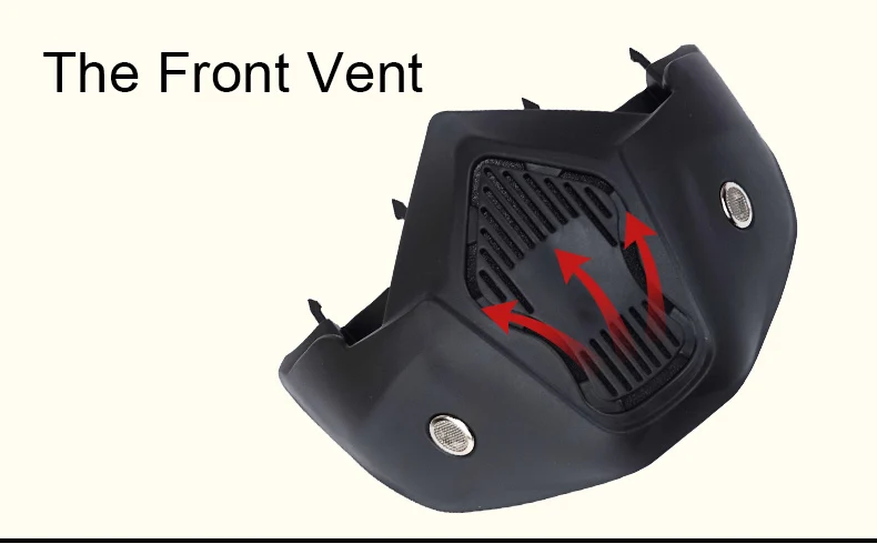 VCOROS модульная маска Съемные очки и рот фильтр идеально подходит для открытого лица мотоциклетный полушлем и винтажные шлемы