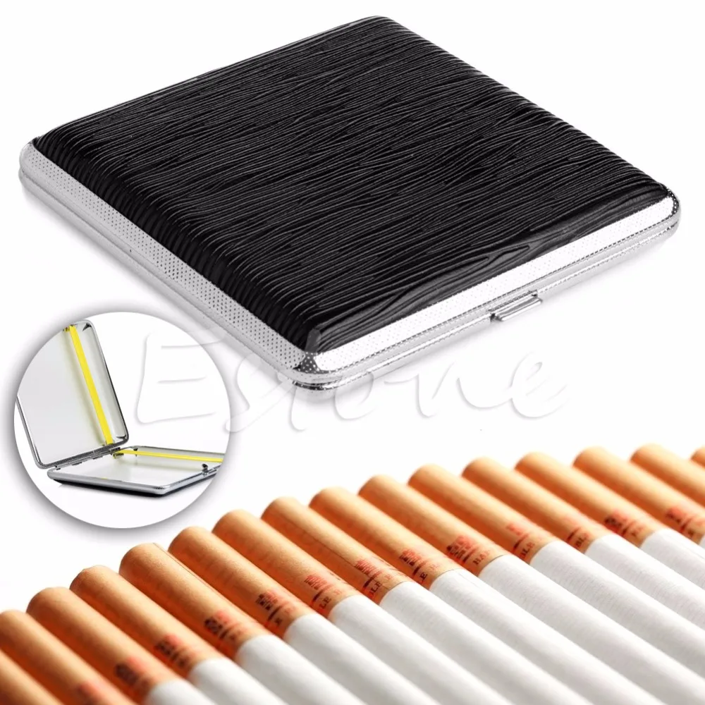

Pocket Leather Cigarette Tobacco Case Box Holder 1 pc For Gift