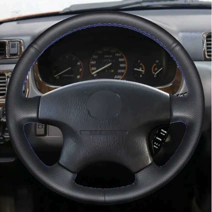 Черный чехол на руль из искусственной кожи ручной работы для Honda Accord 6 1998-2002 Odyssey 1998-2001 Acura CL 1999