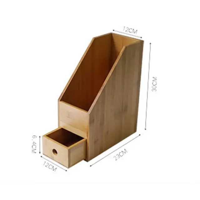 Wooden Vertical Type Desktop Documents Storage Rack Fitness Office Desktop Documents Storage Rack Fitness