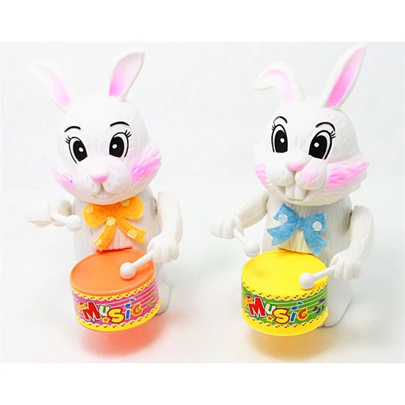 1 шт. Развивающие игрушки для детей, развивающие игрушки с изображением кролика, заводные игрушки, подарок на день рождения