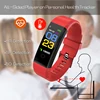 MNWT 5 color pulsera reloj inteligente de las mujeres de los hombres de Monitor de presión arterial Fitness pulsera inteligente para IOS Android ► Foto 3/6