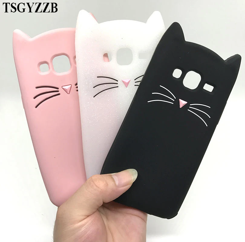 Милый 3D чехол для телефона iPhone 6 7 SE 8 Plus X силиконовый с животными бородой котом