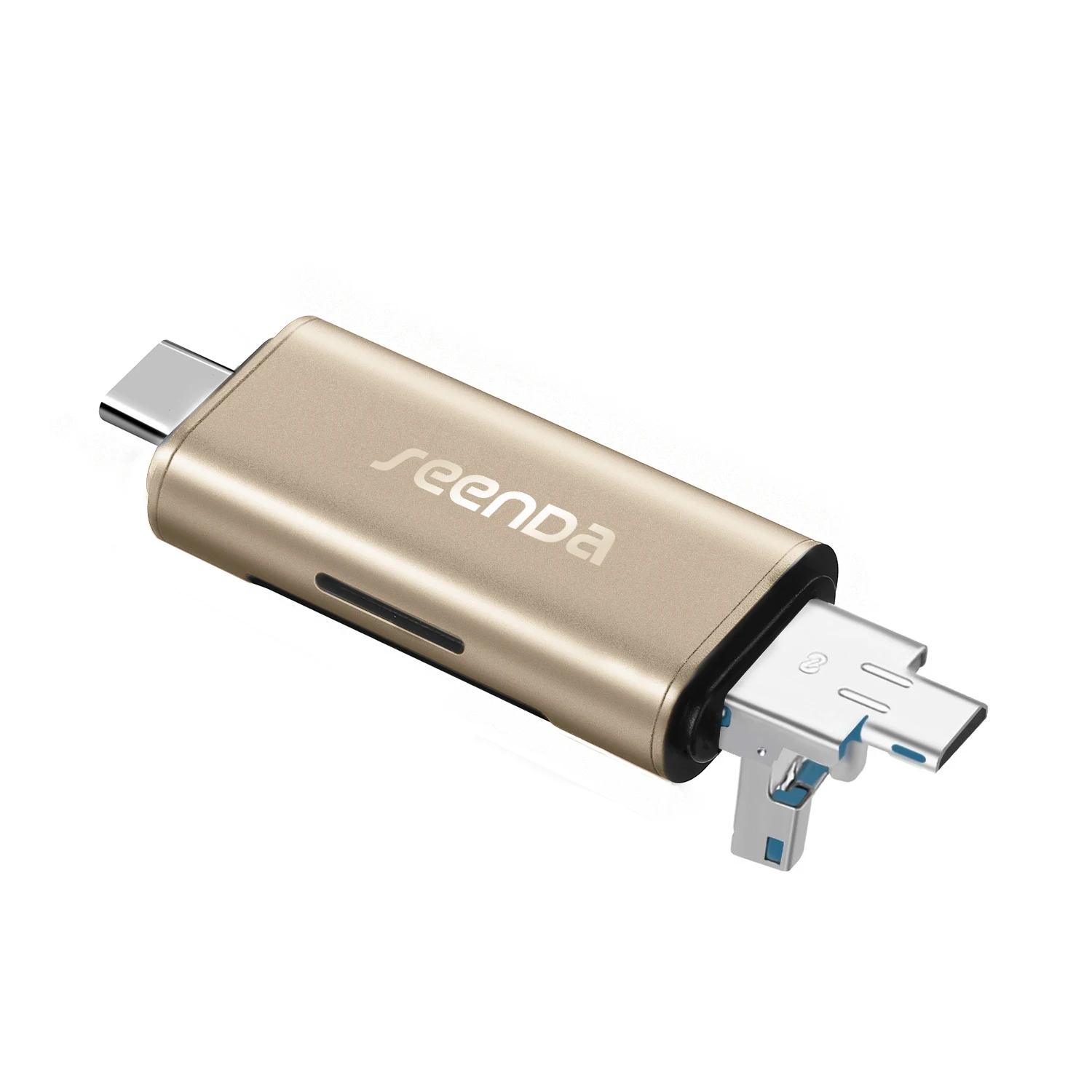 Seenda все в 1 USB 3.0 Тип-C Металл card reader высокое Скорость SD Micro SD Card Reader micro USB Multi Memory OTG картридер