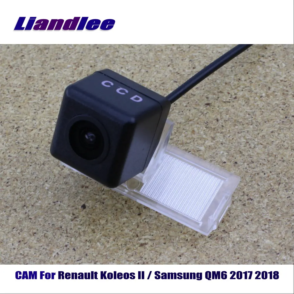 Liandlee CAM автомобиля обратный заднего Камера для Renault Koleos II/samsung QM6 2017 2018/резервного копирования Камера HD CCD ночное видение