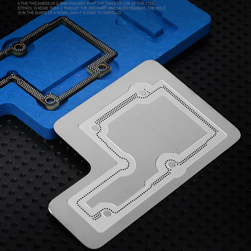 Трафарет MECHANIC для iPhone X/XS MAX 3D BGA комплект реболлинга материнская плата средний