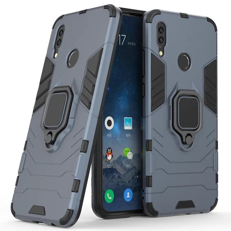 

sFor Huawei P Smart 2019 Case Magnetic Finger Ring Kickstand Hard Phone Case For Huawey P Smart 2019 Cover P Smart 2019 Fundas