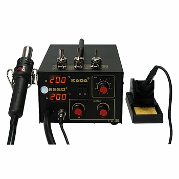 

220V/110V KADA 852D+ SMD repairing system BGA soldering station Hot air gun & solder iron 2 in 1
